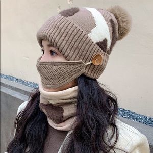 Hat+Mask+Scarf Combo. Perfect protection for WINTER!